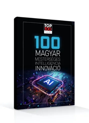 A „100 Magyar Mesterséges Intelligencia Innováció” kiadvány borítója